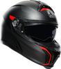 AGV Tourmodular Helmet - Frequency - Matte Gunmetal/Red - 2XL 211251F2OY00516