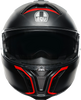 AGV Tourmodular Helmet - Frequency - Matte Gunmetal/Red - 2XL 211251F2OY00516