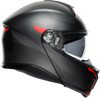 AGV Tourmodular Helmet - Frequency - Matte Gunmetal/Red - 2XL 211251F2OY00516
