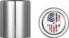  FIGURATI DESIGNS Docking Hardware Covers - Red/White/Blue American Flag Skull - Short FD24-DC-2530-SS 