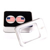 FIGURATI DESIGNS Swing Arm Covers - American Flag - Reversed FD20-AF-SS FIGURATI DESIGNS Swing Arm Covers - American Flag - Reversed FD20-AF-SS