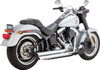  VANCE & HINES Big Shots Staggered Exhaust System - Chrome 17339 