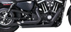  VANCE & HINES Shortshots Staggered Exhaust System - Black 47329 