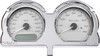  THRASHIN SUPPLY CO. Gauge Relocation Kit - Chrome TSC-2707-3 