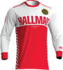 THOR Differ Slice Jersey - White/Red - XL 2910-7136