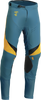 THOR Prime Rival Pants - Teal/Yellow - 38 2901-10172