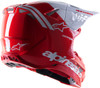 ALPINESTARS Supertech M8 Helmet - Radium 2 - MIPS - Gloss Red/White - Medium 8301523-3012-MD 