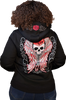 LETHAL THREAT Women's Skulls and Thorns Pullover Hoodie - Black - Medium HD84071M