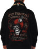  LETHAL THREAT Open Throttle Zip Up Hoodie - Black - 3XL HD84074XXXL 