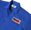 LETHAL THREAT Old Skool Eyeball Shop Shirt - Blue - 3XL DG60143XXXL
