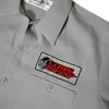 LETHAL THREAT Flying Tiger Pinup Shop Shirt - Gray - 4XL DG60158-4XL