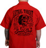  LETHAL THREAT Not for the Slow Skull Shop Shirt - Red - Large DG60162L 