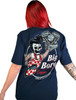  LETHAL THREAT Down-N-Out Big Bore T-Shirt - Navy - XL DT10048XL 