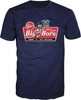 LETHAL THREAT Down-N-Out Big Bore T-Shirt - Navy - Medium DT10048M