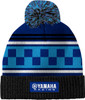  YAMAHA APPAREL Yamaha Racing Pom Beanie - Black/Blue NP21A-H3242 