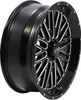  ITP Wheel - Momentum - Front/Rear - Black/Milled - 18x6.5 - 4/156 - 4+2.5 (+10 mm) 1822743731B 