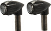  KODLIN USA 3-1 Bullet Rear Indicator Lights - Grooved - Black K68461 
