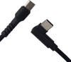  RIDEPOWER USB to 90 USB-C Cable - Charger - Single-End - 12" 90DEGUSBUSBC12 