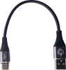  RIDEPOWER USB to USB-C Cable - Charger - Single-End - 7-1/2" RPUSBUSBC75 