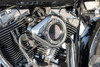  S&S CYCLE Air Stinger Stealth Air Cleaner Kit - Chrome 170-0719A 