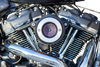 S&S CYCLE Air Stinger Stealth Air Cleaner Kit - Chrome Ring 170-0714A