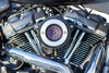 S&S CYCLE Air Stinger Stealth Air Cleaner Kit - Chrome Ring 170-0714A