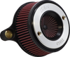S&S CYCLE Air Stinger Stealth Air Cleaner Kit - Chrome Ring 170-0714A