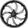  COASTAL MOTO Wheel - Fury - Front - Dual Disc/with ABS - Black Cut - 21x3.25 - FL FRY-213-BC-ABST 