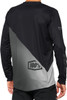  100% R-Core-X Long-Sleeve Jersey - Black/Gray - Medium 40000-00001 