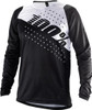  100% R-Core Long-Sleeve Jersey - Black/White - 2XL 40005-00014 