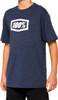  100% Youth Icon T-Shirt - Navy - Large 20001-00014 