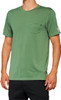  100% Mission Athletic T-Shirt - Olive - Medium 20014-00016 