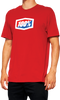 100% Official T-Shirt - Red - Small 20000-00010