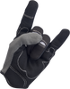 BILTWELL Moto Gloves - Gray/Black - XL 1501-1101-005