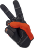 BILTWELL Moto Gloves - Orange/Black - XL 1501-0106-005