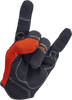 BILTWELL Moto Gloves - Orange/Black - Medium 1501-0106-003