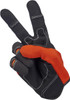  BILTWELL Moto Gloves - Orange/Black - Medium 1501-0106-003 
