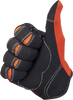 BILTWELL Moto Gloves - Orange/Black - XS 1501-0106-001