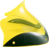 KLOCK WERKS Kolor Flare* Windshield - 8" - Yellow Ice - FLTR KWW-01-0624