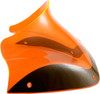  KLOCK WERKS Kolor Flare* Windshield - 8" - Orange Ice - FLTR KWW-01-0623 