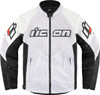  ICON Mesh AF* Leather Jacket - White - Medium 2810-3903 