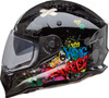  Z1R Nemesis Helmet - Distro - Gray - Medium 0101-17859 