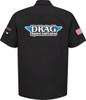  THROTTLE THREADS Drag Specialties House 25 Shirt - Black - Large DRG32ST24BKLR 