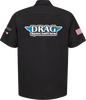 THROTTLE THREADS Drag Specialties House 25 Shirt - Black - Small DRG32ST24BKSR