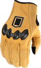 ICON Long Track CX* Gloves - Tan - Large 3301-4895
