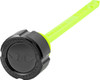  FIGURATI DESIGNS Magnetic Oil Dipstick - Knurled - Black - Indian FD01-MAGDSPP-KN-BLK 