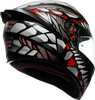 AGV K1 S Helmet - Lyzard - Matte Black/Gray/Red - Large 2118394003-044-L
