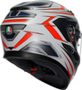  AGV K3 Helmet - Space - Matte White/Red Fluo - Medium 2118381004-020-M 
