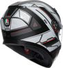 AGV K3 Helmet - Rivia - Matte Black/White - Large 2118381004-019-L