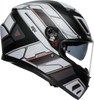  AGV K3 Helmet - Rivia - Matte Black/White - Medium 2118381004-019-M 